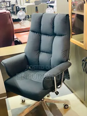 Black Leather Office Chair