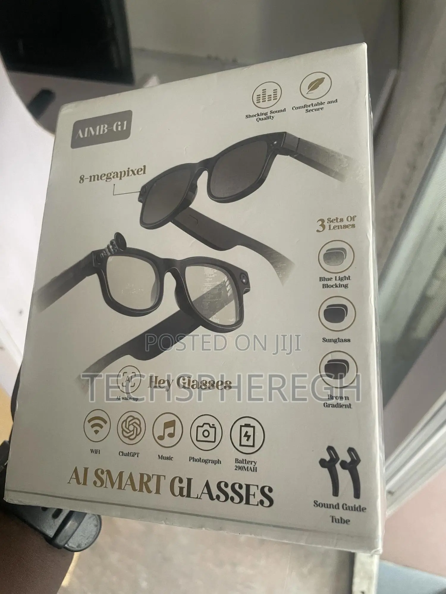Aimb-G1 Ai Smart Glasses With Camera Chatgpt - Brand New
