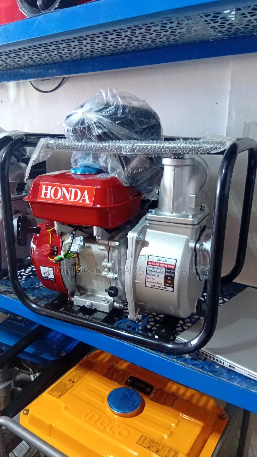 Honda 7.5hp 3-Inch Water Pump – Built for Heavy Jobs