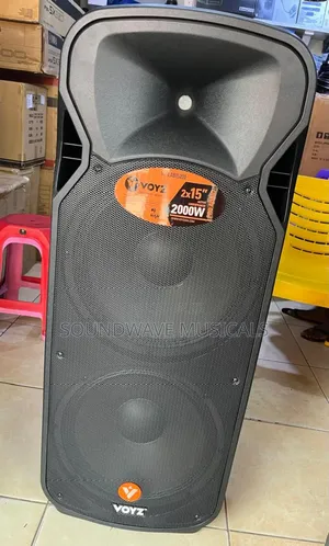 Voyz(2×15)15 Inches Double Rechargeable Bluetooth Speaker