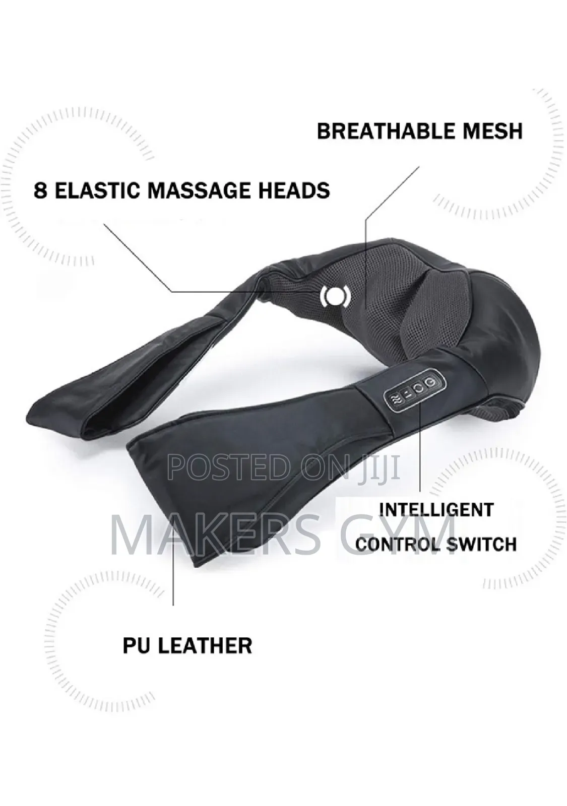 Kneading Full-Body Electric Massager With Heat Therapy Intelligent