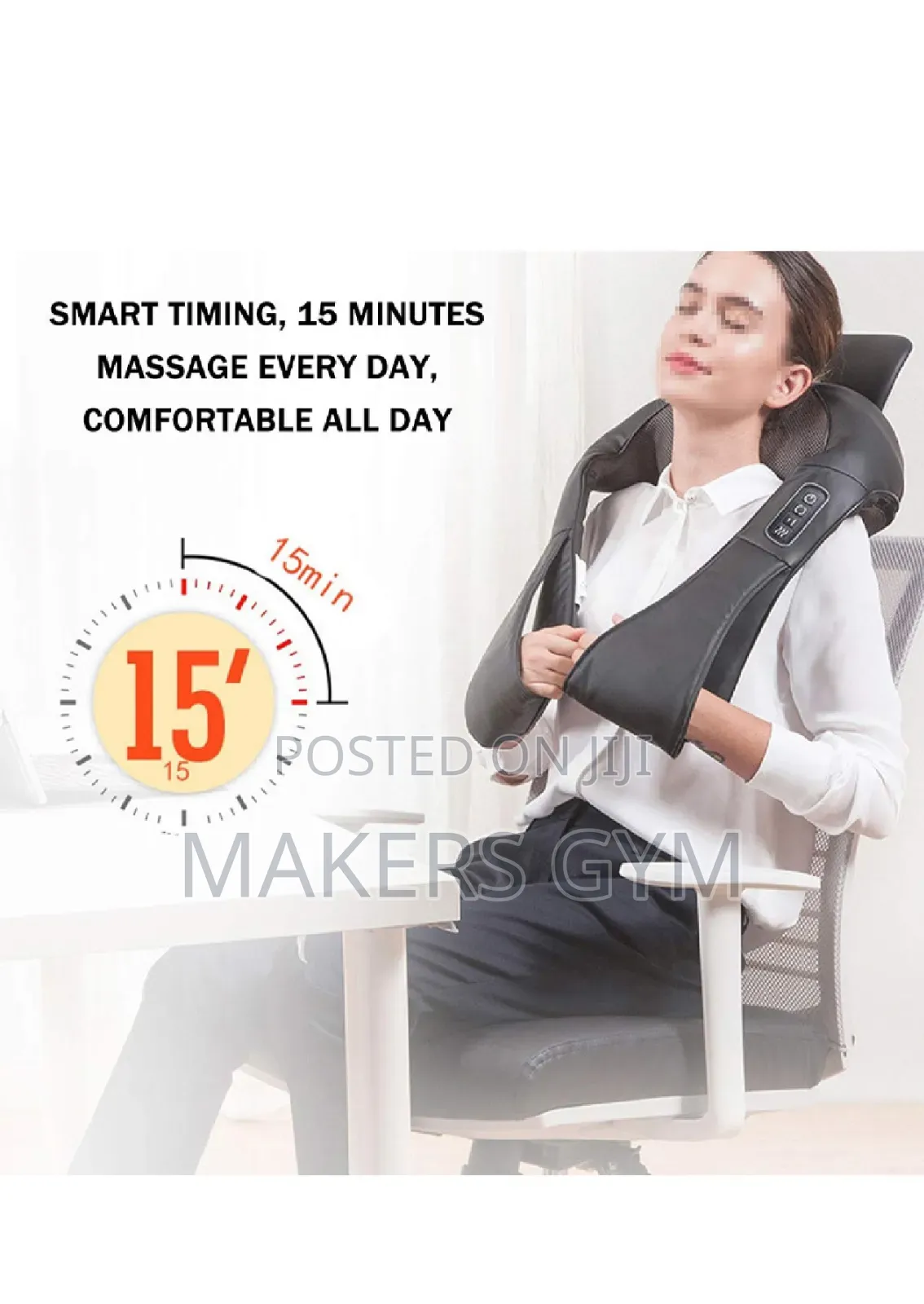 Kneading Full-Body Electric Massager With Heat Therapy Intelligent