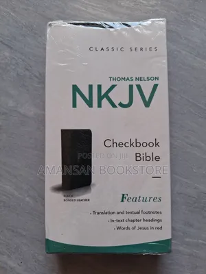 Black Bonded Leather Bible:Nkjv