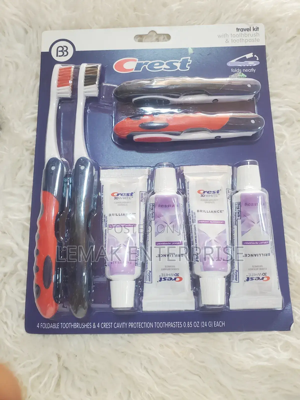 Toothbrush /Toothpaste By Crest