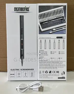 Creationspace Mini Electric Screwdriver Set 20-in-1