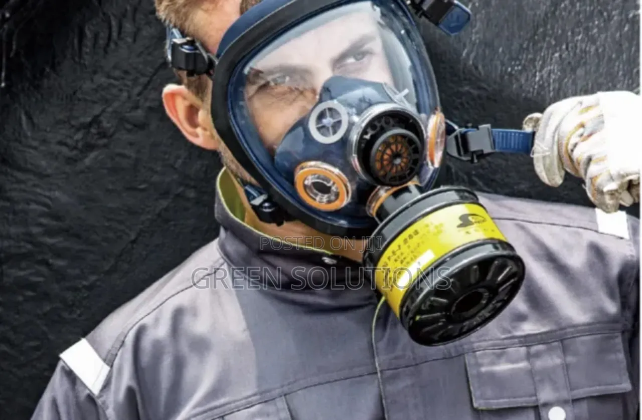 Full Face Respirator Mask With Multi Gas Filters