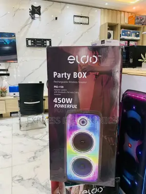 Grab the New Black Eldo Pb2-150 Double 8" Wireless Speaker