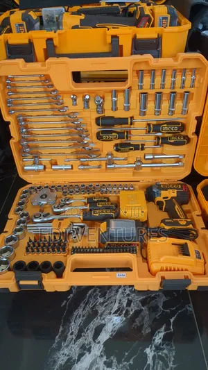 Ingco 152 Pieces Cordless Impact Wrench 20v 500nm + Tools Set