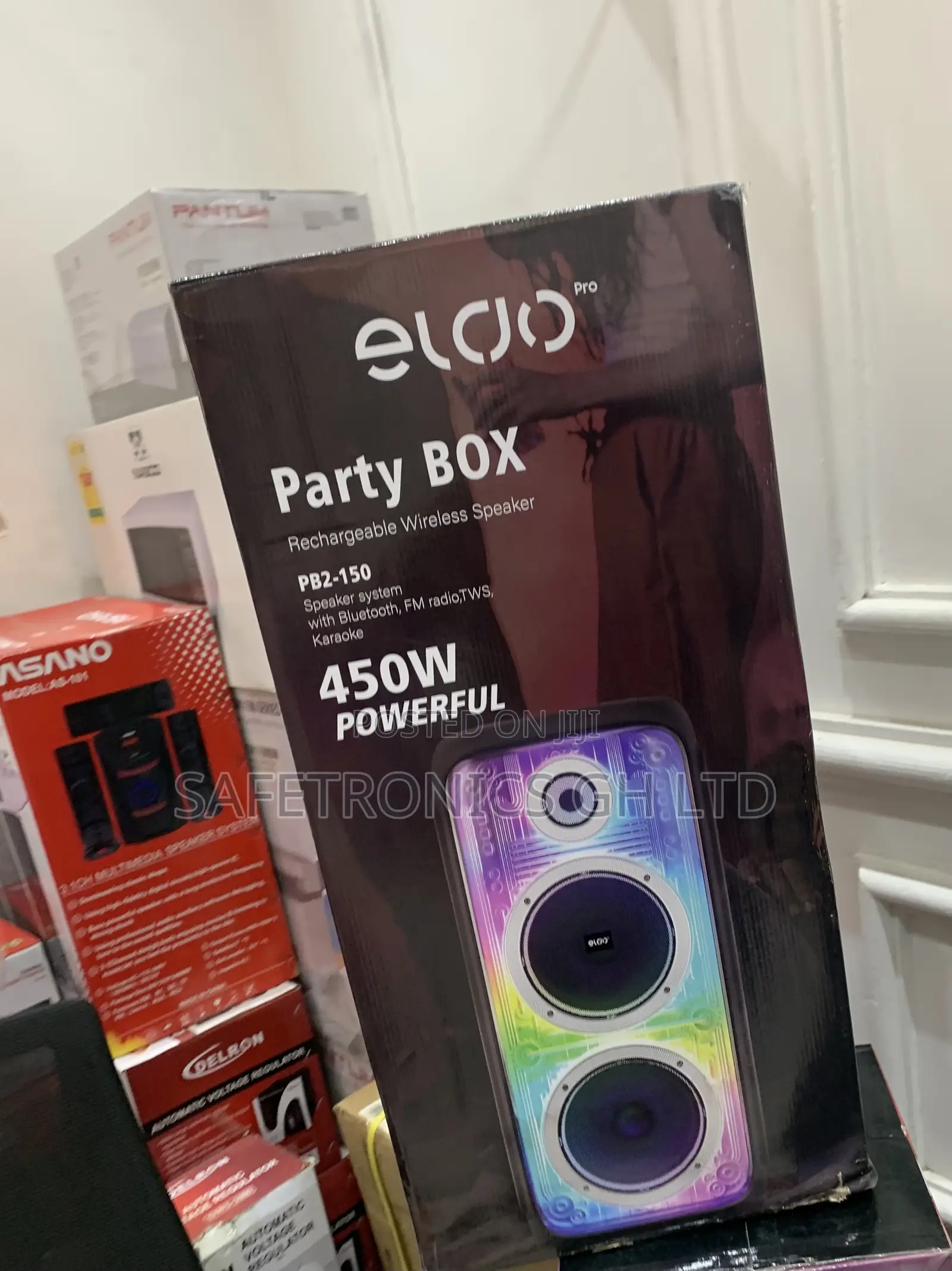 Reliable Black Eldo Pb2-150 450 Watts Electric Double 8”