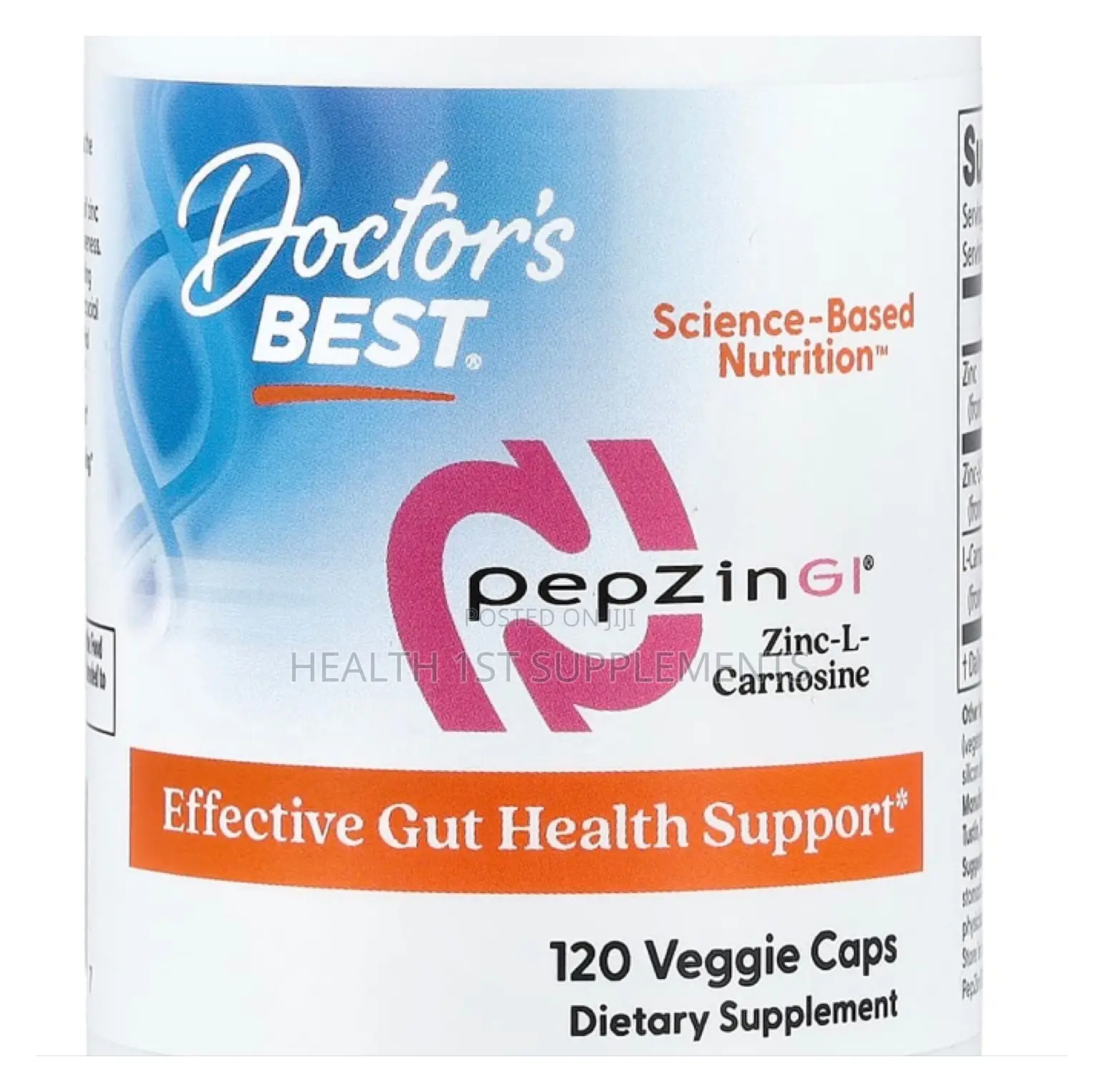 Pepzin Gi Zinc L Carnosine For Stomach Ulcers Gastritis 120 Vcaps