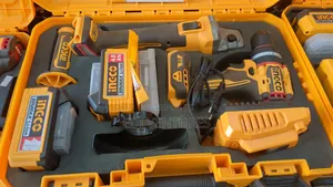 Ingco Cordless Impact Drill + Cordless Angle Grinder