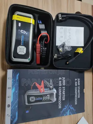 Car Jump Starter With Air Pump, 24,000mah Battery, 4000a , 6L Engine