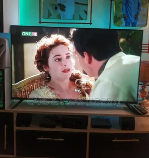 43" Slightly Used Sunny Walk TV With Rubber Cover and Box
