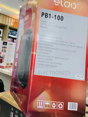 Rich Sound Quality Eldo Pb1-100 Double 6,5"Bluetooth Speaker