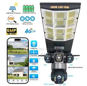 Ai Solar Camera +Lighting 2 in 1