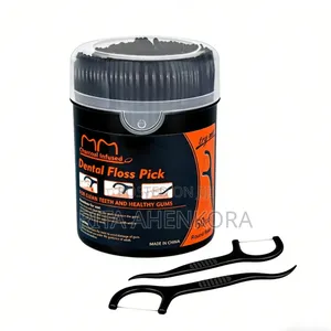 Charcoal Infused Dental Floss Pick