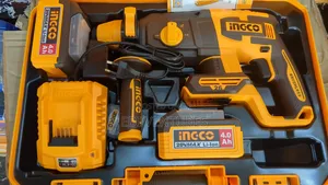 Ingco Cordless Rotary Hammer 20v - 26mm + 2 Batteries