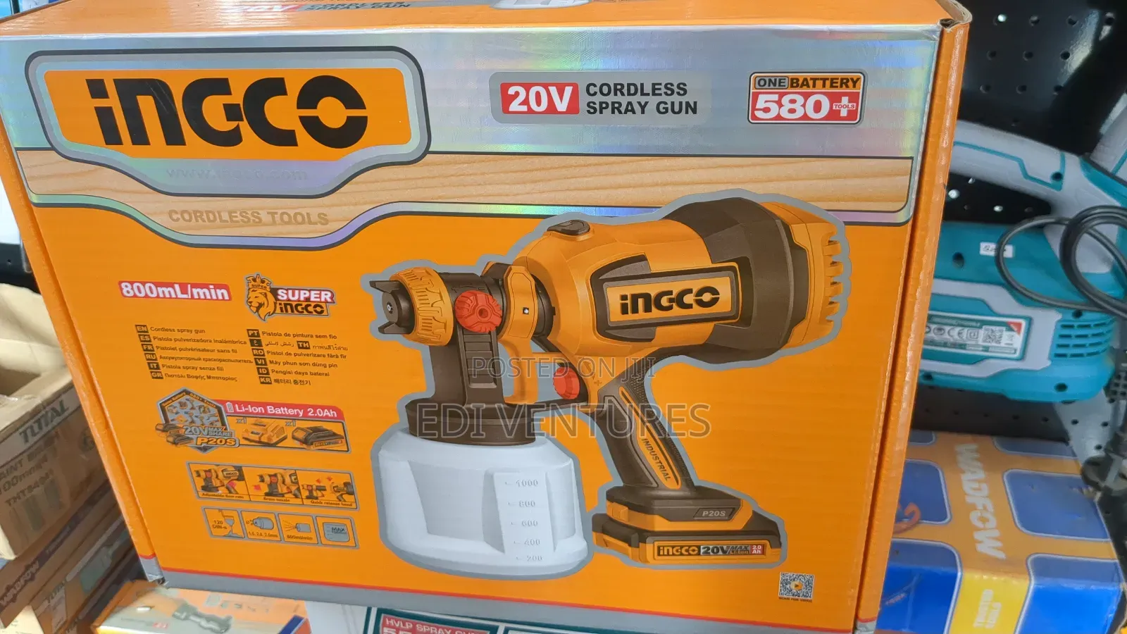 Ingco Cordless Spray Gun