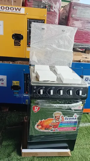 Icona Reliable Gas Cooker With Oven for Everyday Use