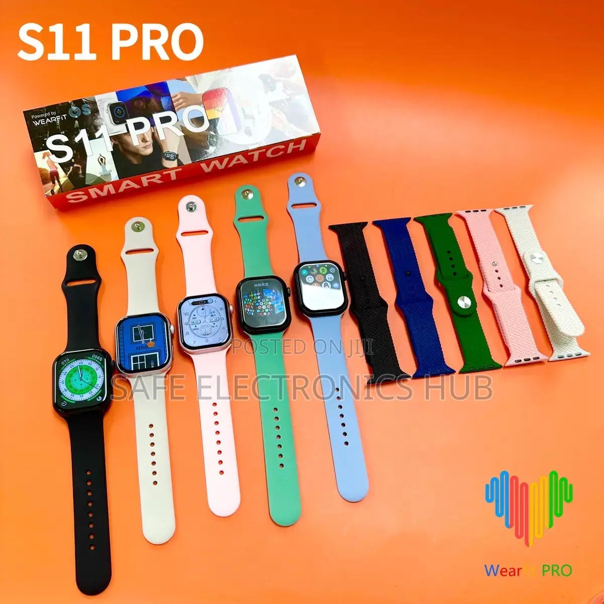 S11 Pro Smart Watch With 2 Straps, Premium Quality