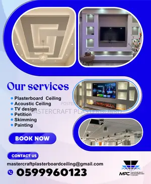 Plasterboard Pop Installer – Acoustic Ceilings, Skimming + Painting