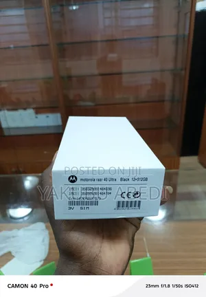 New Motorola Razr 40 Ultra 256 GB Black