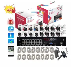 Ai Smart Smary Face Capture, Motion Detection Alarm 8ch CCTV Camera