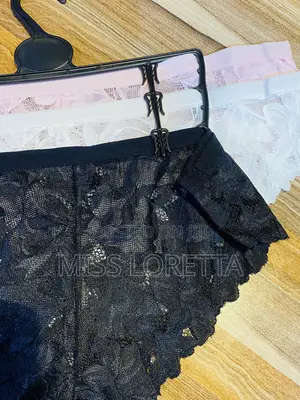 Leafy Print Lace Panty Set - 3pk
