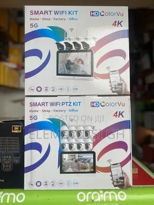 8 Channel PTZ Wireless Wifi CCTV Camera. With Screen