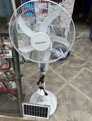 Wininstar Recheagerble Solar16inch Standing Fan Cash On Delivery