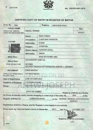Birth Certification And Passport Services(Moa)