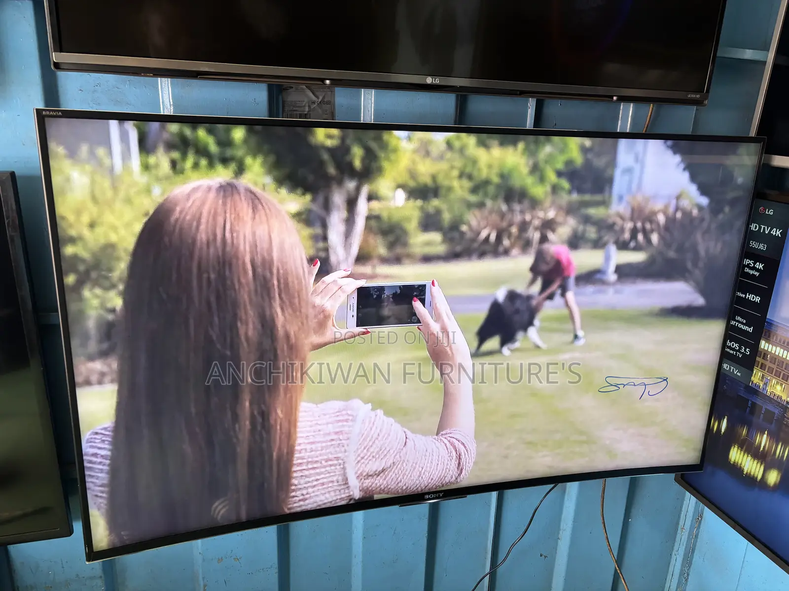 Sony Bravia Curved 55 Inch Android Digital Satellite Netflix Tv