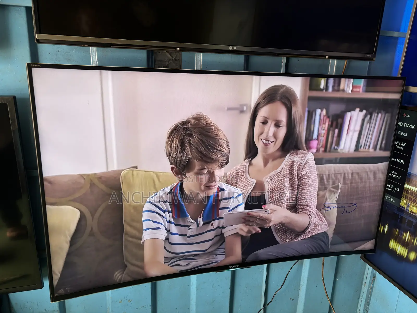 Sony Bravia Curved 55 Inch Android Digital Satellite Netflix Tv
