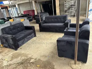 Duo Sofa Sets Black ( Payment on Delivery)
