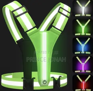 5 Colors Led Reflective Vest Running Vest Rechargeable