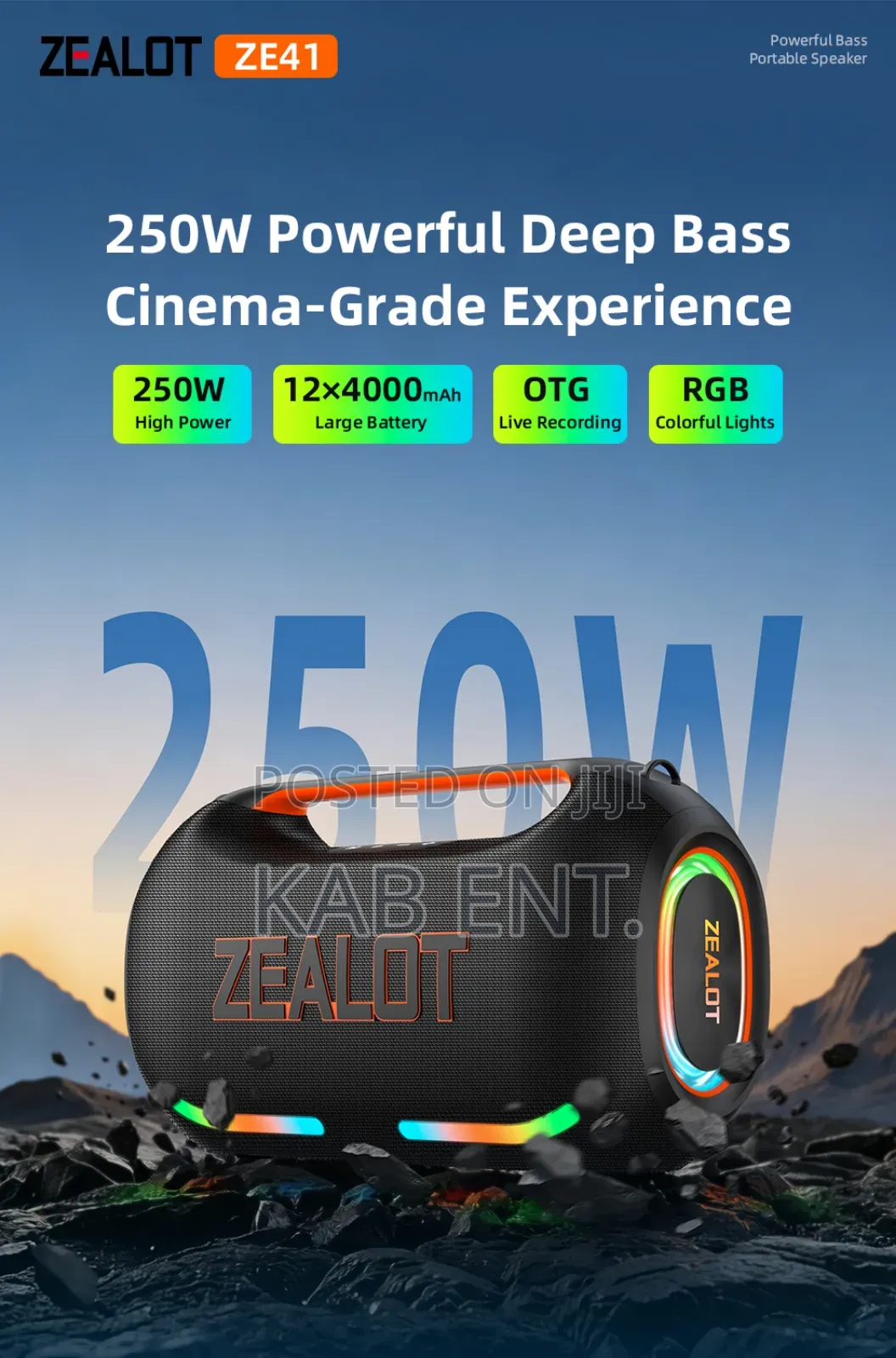 Zealot Massive Bass Speaker (Z-E41)