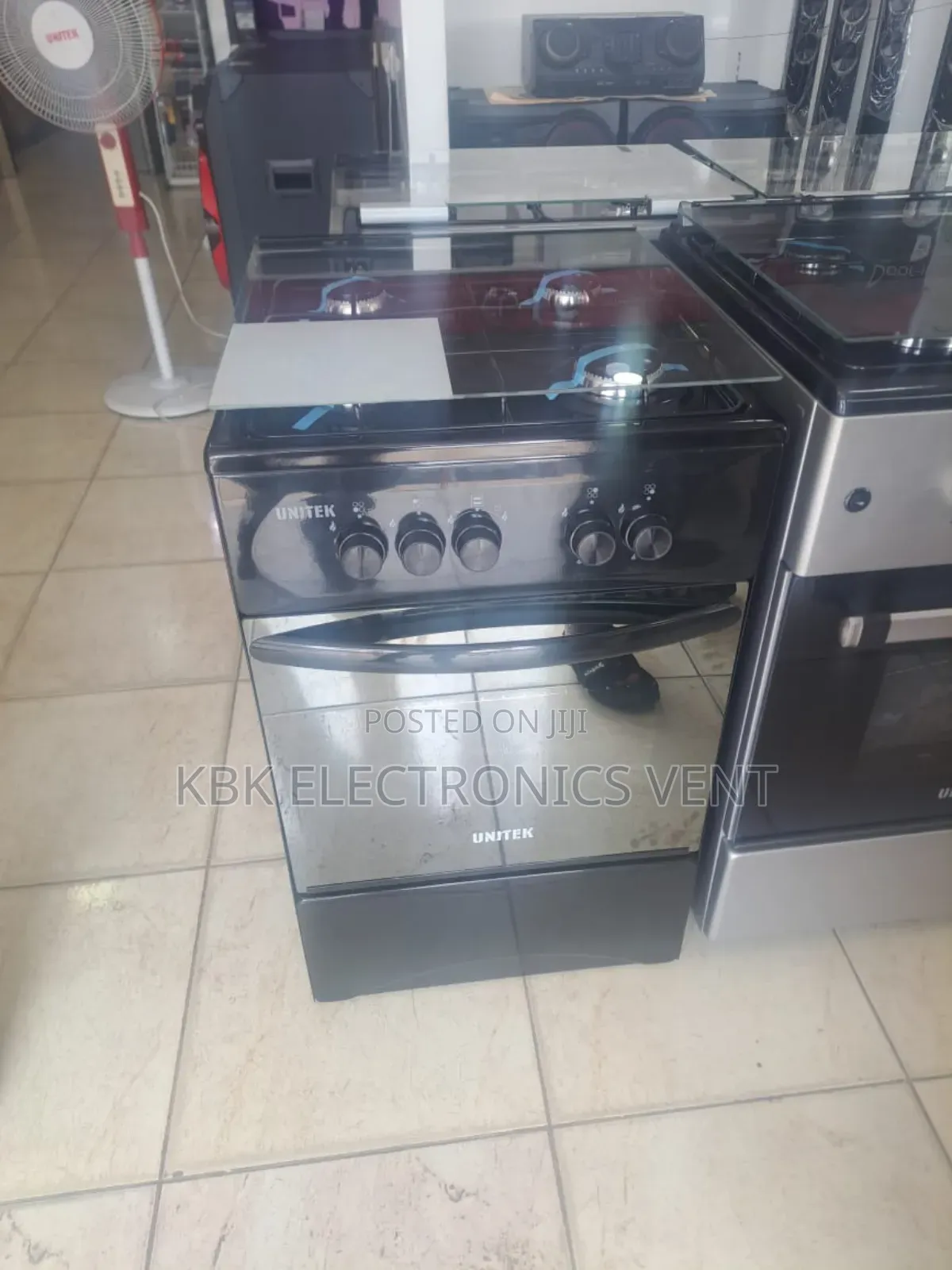 Unitek 50*50 4burner Gas Cooker Oven + Grill
