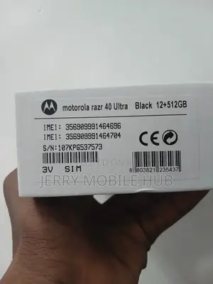 New Motorola Razr 40 Ultra 512 GB Black