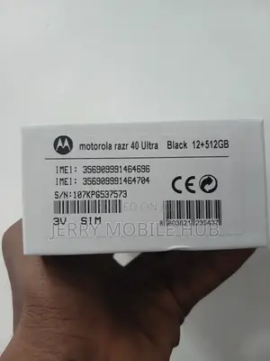 New Motorola Razr 40 Ultra 512 GB Black