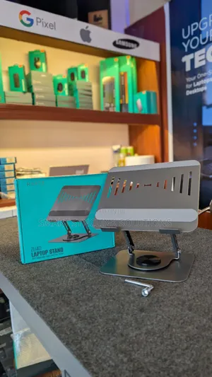 360° Adjustable Metallic Laptop Stand (Heatz Zu40)