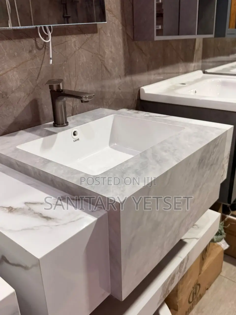 Newly Imported Mable Cabinet Basin