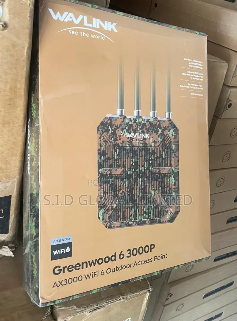 Wavlink Greenwood 6 3000p: Ax3000 Outdoor Wifi Repeater