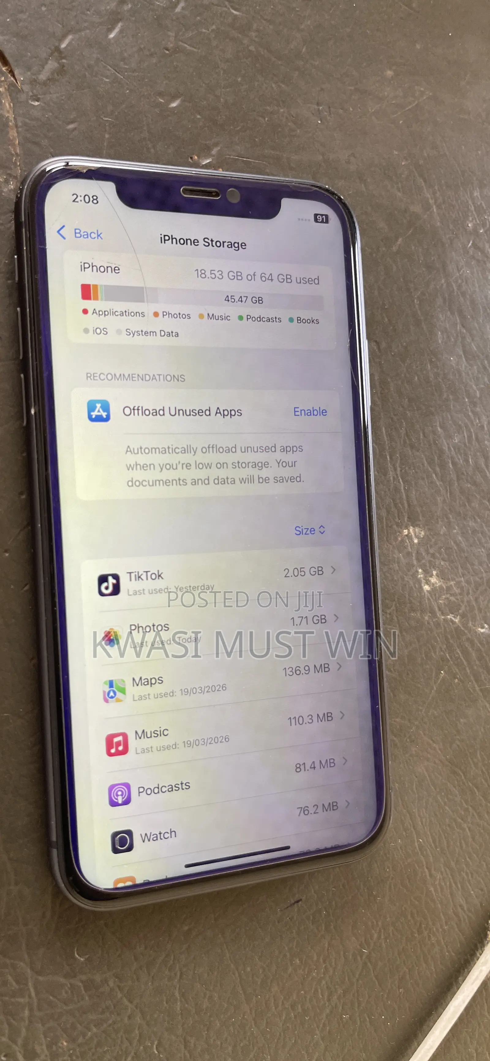 Apple iPhone 11 64 GB Black