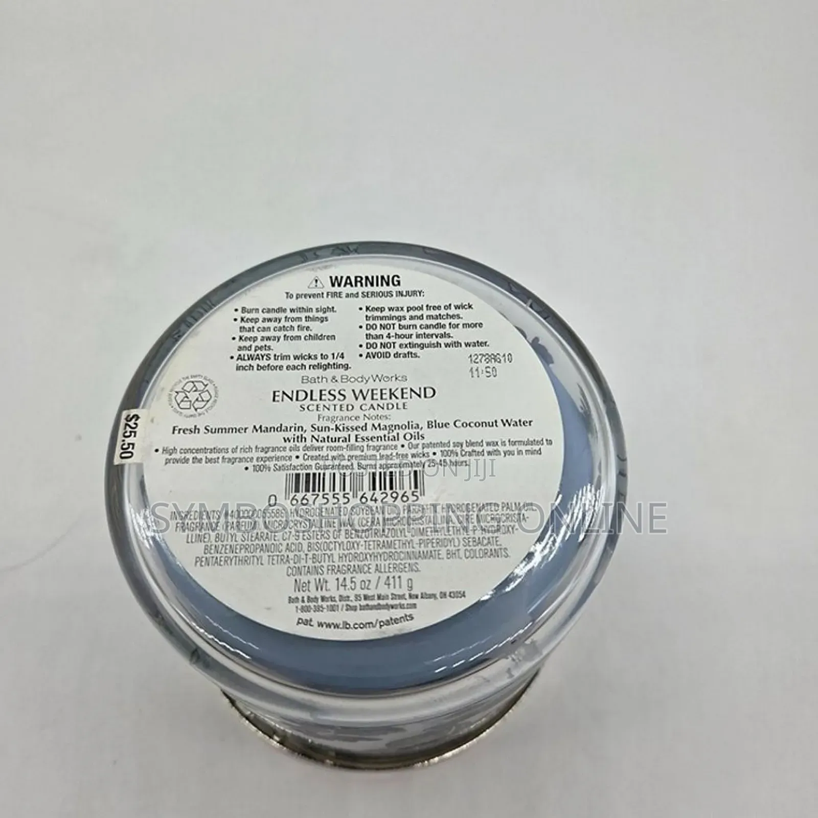 Bath Body Works Endless Weekend Scented Candle