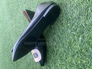 Midnight Luxe Buckle Flats - Black