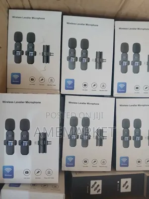 Wireless Lavalier Microphone Set – Dual Clip-on Mic for Smartphones