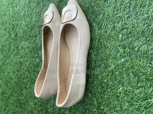 Champagne Luxe Buckle Flats