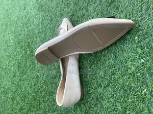 Champagne Luxe Buckle Flats