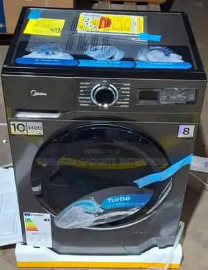 Midea Front Load 8kg Inverter Washing Machine - Silver Mf110w80b/T