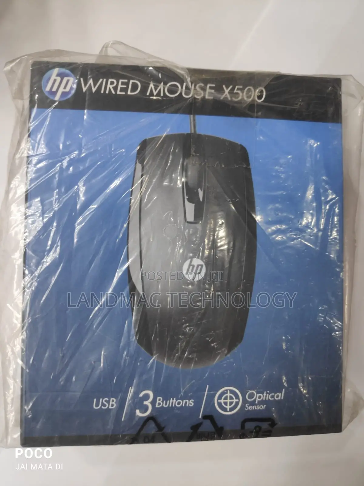 Hp X500 Optical Wired Usb Mouse